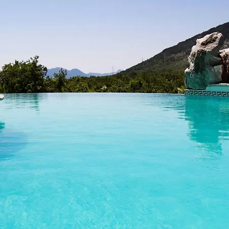 Authentic Dalmatian Hillside Escape With Pool, Sauna & Bbq